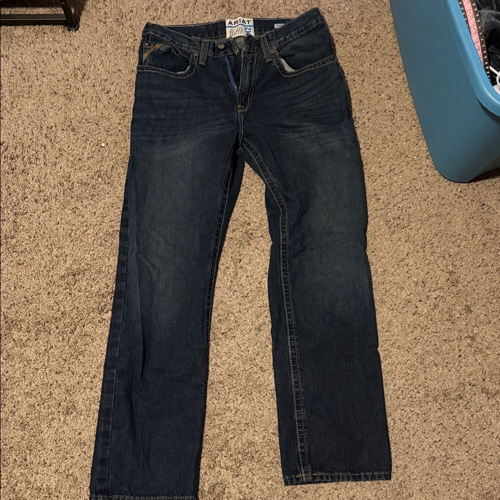 Ariat Men's M2 Relaxed Fit Jeans in Deep Indigo